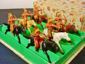 Soldaditos Indios a caballo Vaciart
